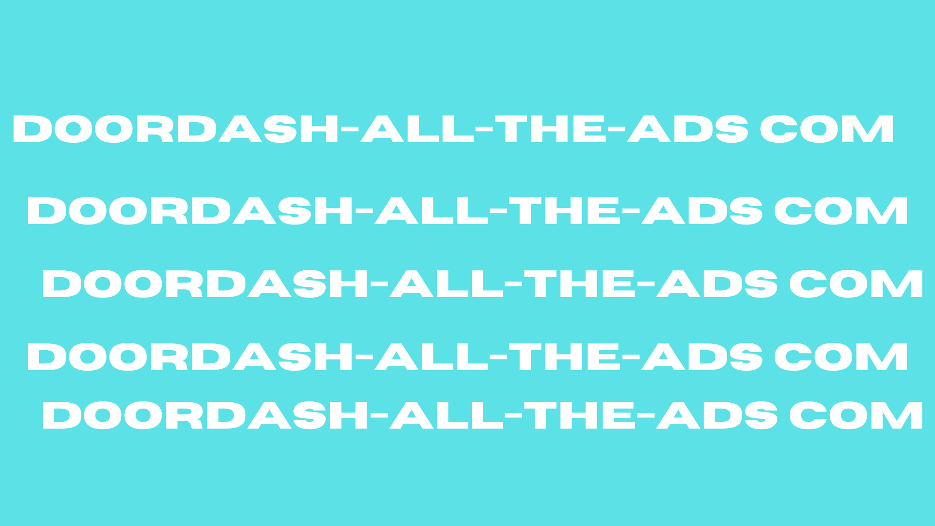 doordash-all-the-ads com